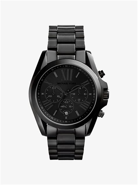 michael kors watch 5550|Michael Kors MK 5550 Bradshaw Blacktone Chronograph Watch.